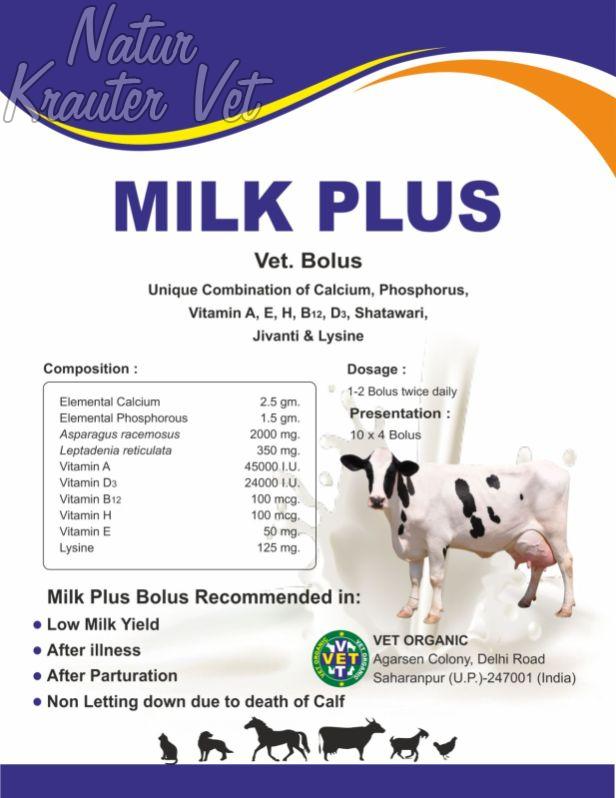 Milk Plus Vet Bolus, for After Illness, After Parturation