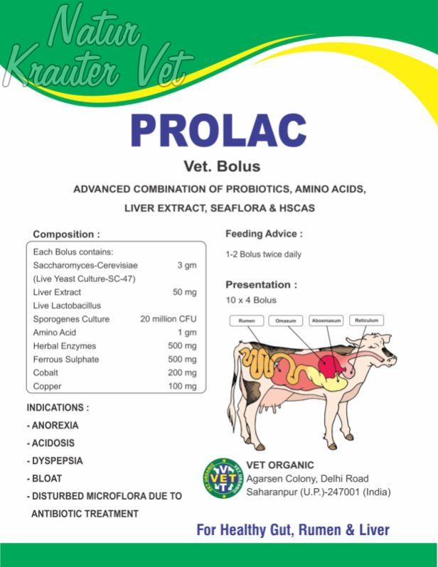 Prolac Vet Bolus, for Animals Use