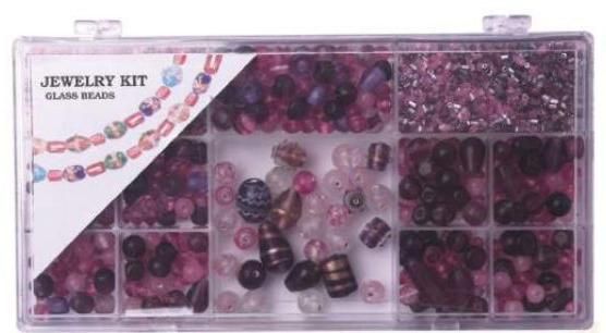 A-12 Compartment Crystal Beads Box Kit