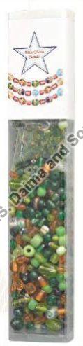 Glossy Plain PLASTIC ( C-PVC Tube Beads Kit, Size : L4XW2.5XH22CM