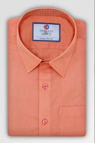 Cotton/Linen Peach Linen Shirt, Size : Xs, Xxl, Medium, Small, Large, XL