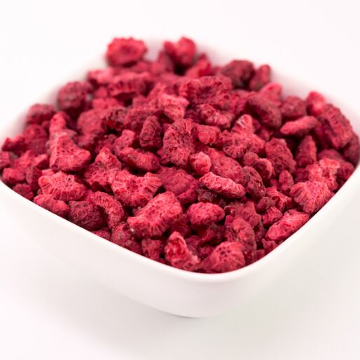 Common Freeze Dried Raspberries, for Cooking, Feature : Completer Purity, Healthy