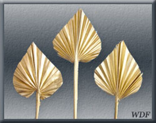 Decorative Palm Spear Gold, Color : Golden
