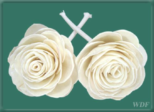 White Decorative Sola Buity Rose With Wick, For Gifting, Packaging Type : Plastic Packets