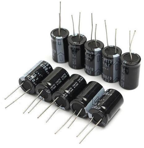 Aluminium Electronic Capacitors, Color : Black, optional