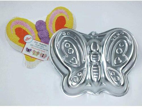 Aluminium Butterfly Cake Pans, Color : Silver