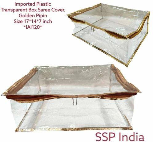 PVC Golden box saree cover