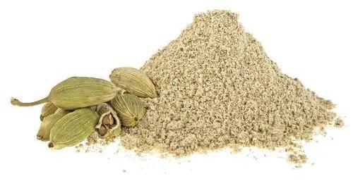 Blended Natural Cardamom Powder, for Spices, Food Medicine, Cosmetics, Packaging Type : Plastic Packet