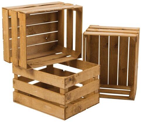 Rectangular Heat Treated Wooden Crates, for Packaging, Feature : Good Quality, Non Breakable, Perfect Shape