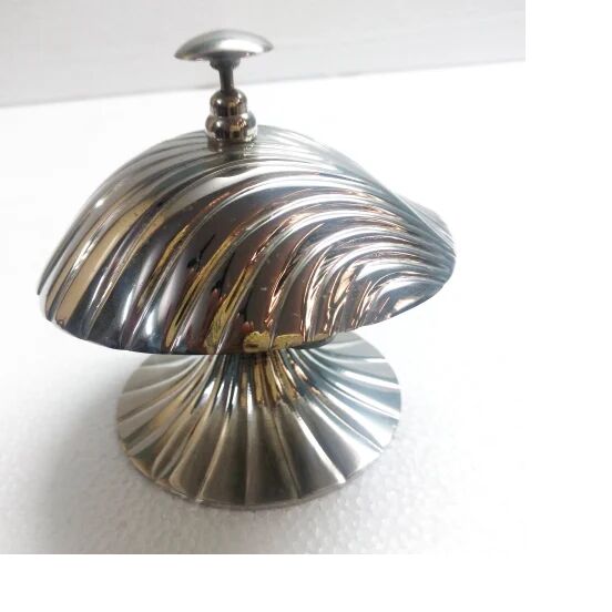 Brass Desk Table Bell, Color : Silver