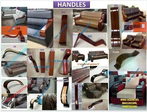 WOOD Furniture Handle, Color : BROWN