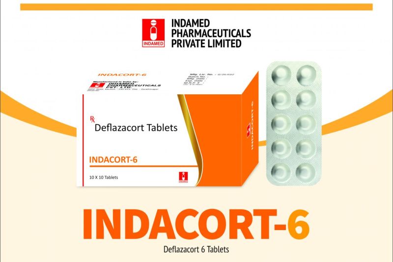 Indacort 6mg Tablet, Packaging Type : Strips