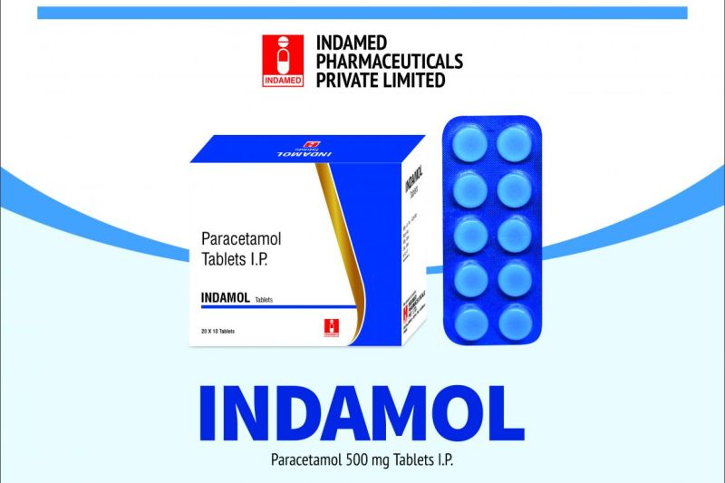 Indamol 500mg Tablet, Grade : Medicine Grade