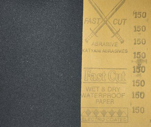 Aluminium Oxide Kraft Abrasive Paper, Color : BLACK