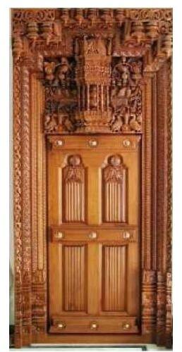 Mahalsa art wood door, Open Style : Hinged