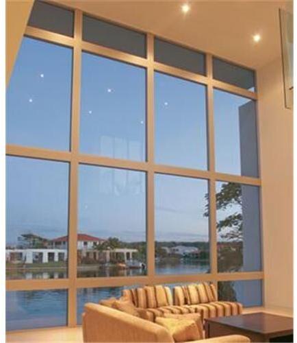 Powder coated Aluminium Fixed Windows, for Home, Office, Bathroom, restaurant/ hotels, Style : Fancy