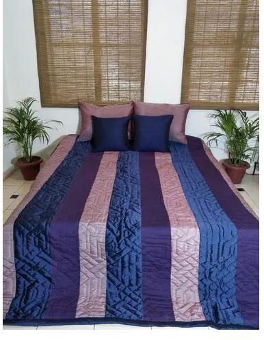 Poornima International Polyester Designer Bed Cover Set, for Home, Size : 240x260cm