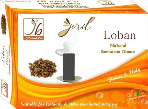 Saw Dust Natural Sambrani Dhoop, Packaging Type : Box