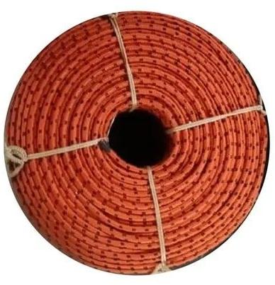 Polyester Orange Braided Netting Rope