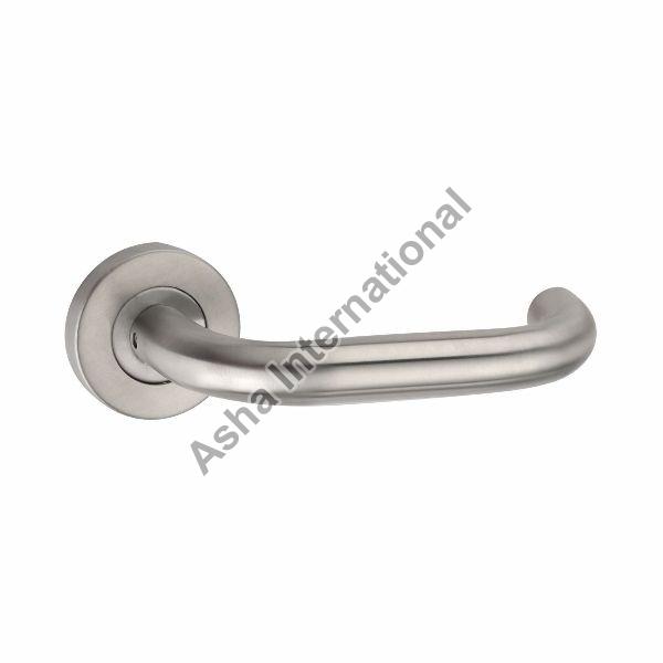 Metal AI-8001 Tubular Lever Handle, for Doors, Color : Grey