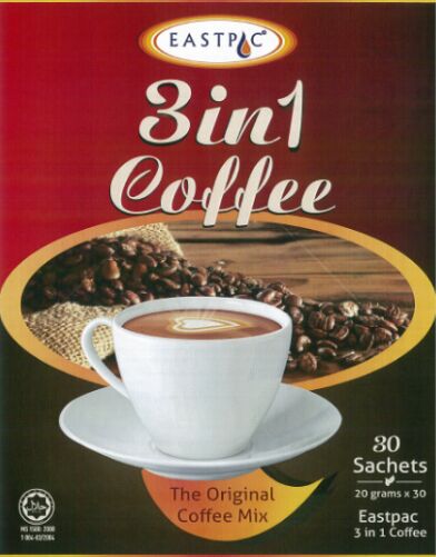 EASTPAC  3-IN-1 COFFEE MIX