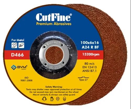 Type 27 Depressed Center Grinding Wheel, Color : Brown