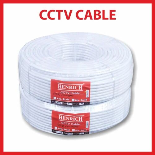 CCTV Cable Wire, Color : White