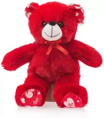 Heart Patches Teddy Bear Soft Toy