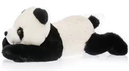 Lying Panda Soft Toy, for Baby Playing, Feature : Light Weight