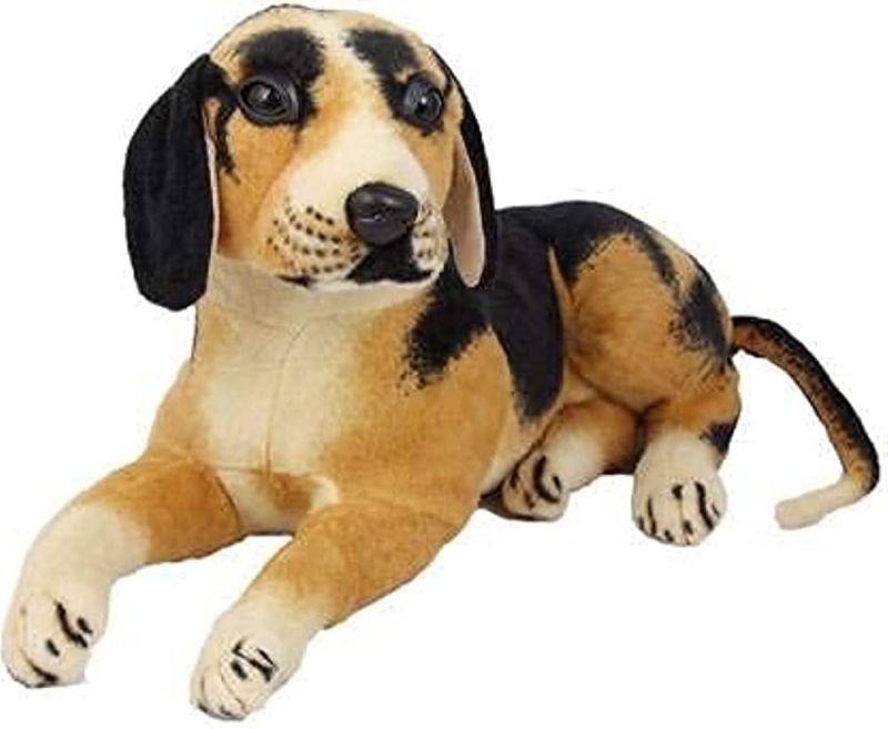 Sitting Dog Soft Toy, for Baby Playing, Feature : Light Weight