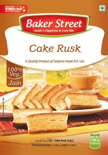 Crunchy Cake Rusk, Packaging Type : Plastic Pouch