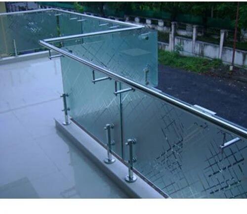 Stainless Steel Railing, Color : Silver