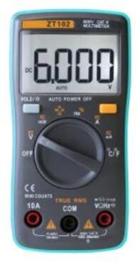 ZOTEK ZT102 PORTABLE AUTORANGING DIGITAL MULTIMETER