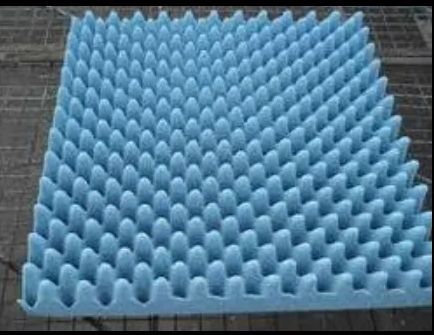 Pyramidal Square Convoluted Microwave Absorber, Color : Blue