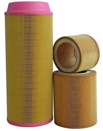Yellow Pink Paper Core Atlas Copco Oil Filters, Compressor Type : Screw Compressor