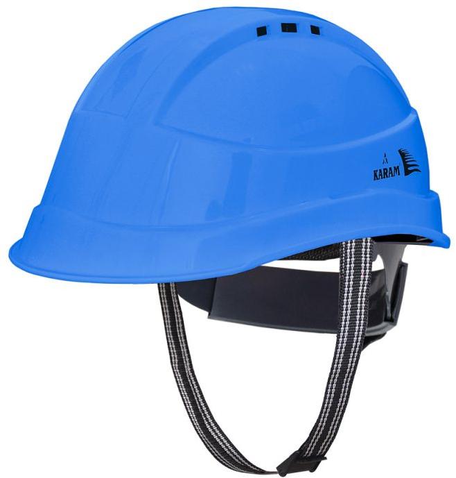 Peakless Designed Safety Helmet with Ratchet Type Adjustment and Ventilators