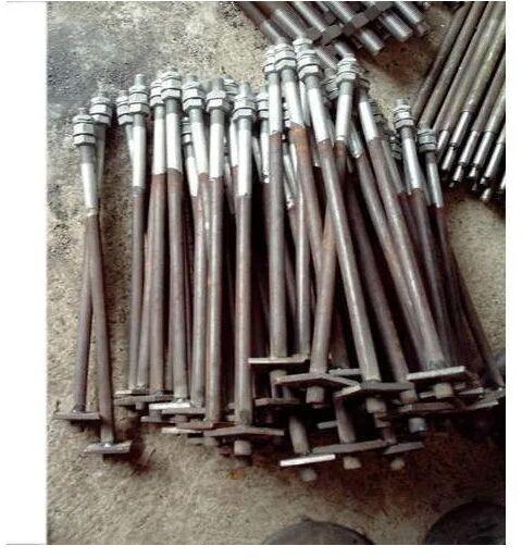 Paint Coated Mild Steel Foundation Bolts, Packaging Type : Box