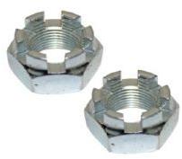 Polished Stainless Steel M18X1.5 Crown Nut, for Automobile Fittings, Certification : ISI Certified