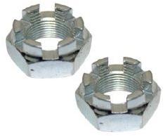 Polished Stainless Steel M22X1.5 Crown Nut, for Automobile Fittings, Certification : ISI Certified