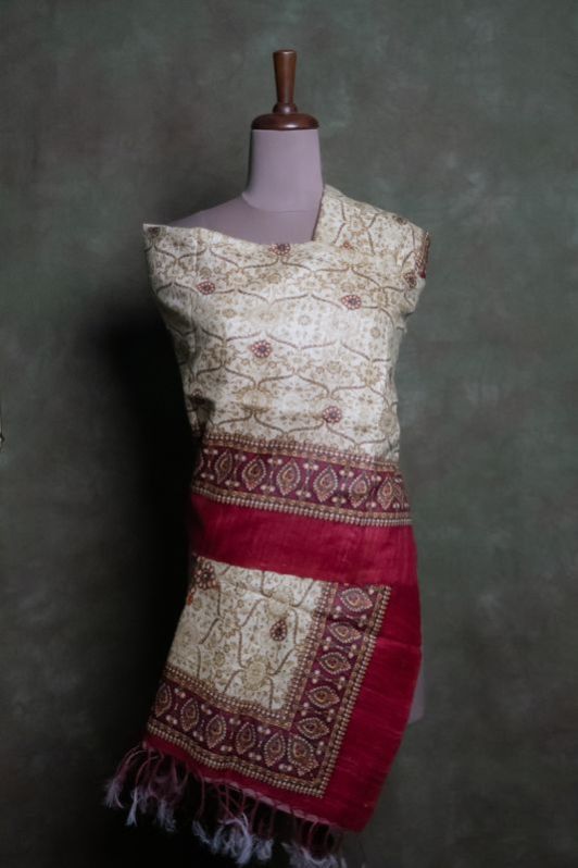 Ghicha Screen Printing Dupatta