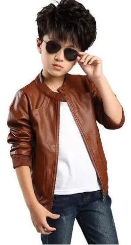 Plain Kids Leather Jacket at Rs 1,850 / Piece in Chennai | Azra Leathers