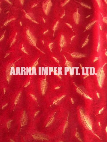 Cushion Fur Fabric, Color : Red