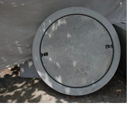 Gray RCC SFRC Manhole Cover Frame, Shape : Round, Square, Rectangular