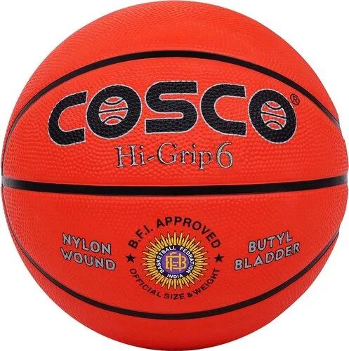 Rubber Cosco Basketball, Color : Orange