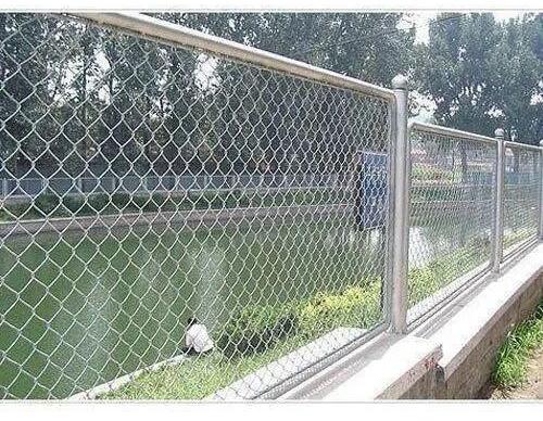 Iron Chain Link Fence, Wire Diameter : 3 mm