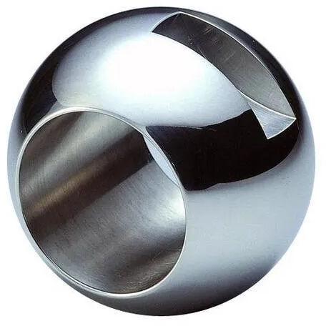 Round Stainless Steel Hollow Ball, for industrial, Packaging Type : bag