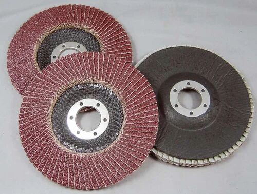 Aluminium Oxide Flap Disc, Shape : Round