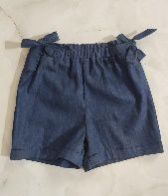 ARA Plain Womens Chambray Cotton Shorts, Size : XL