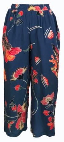 ARA Polyester Womens Floral Print Trouser, Size : XL