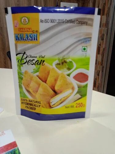 Plastic Besan Stand Up Pouch, Packaging Type : Packet